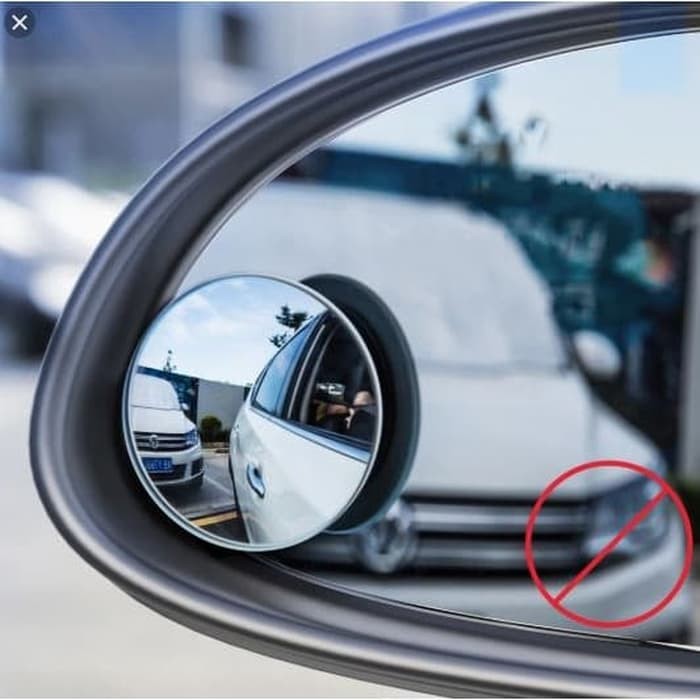 BLIND SPOT MIRROR ADJUSTABLE 2 IN 1 KACA SPION CEMBUNG