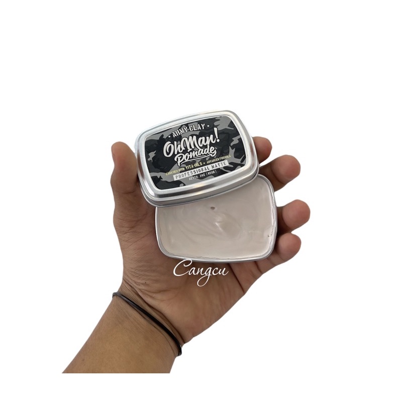 Pomade Clay - Oh Man Army Clay Aroma Woody Cologne