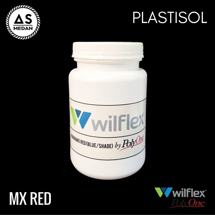 Tinta Plastisol WILFLEX Mx Red Cat Sablon Tinta Sablon Kaos Plastisol 250gr