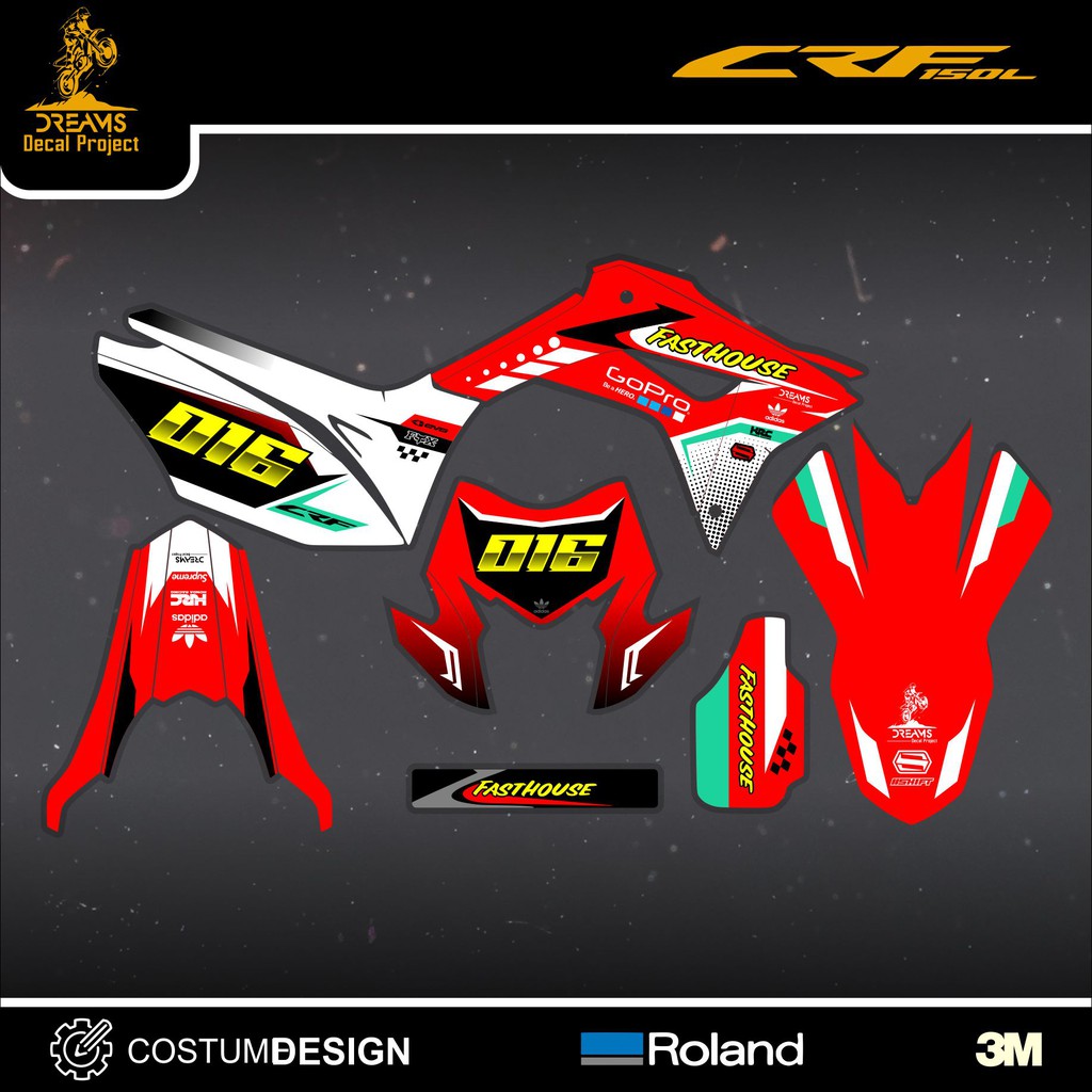 Decal CRF 150 L Fasthouse
