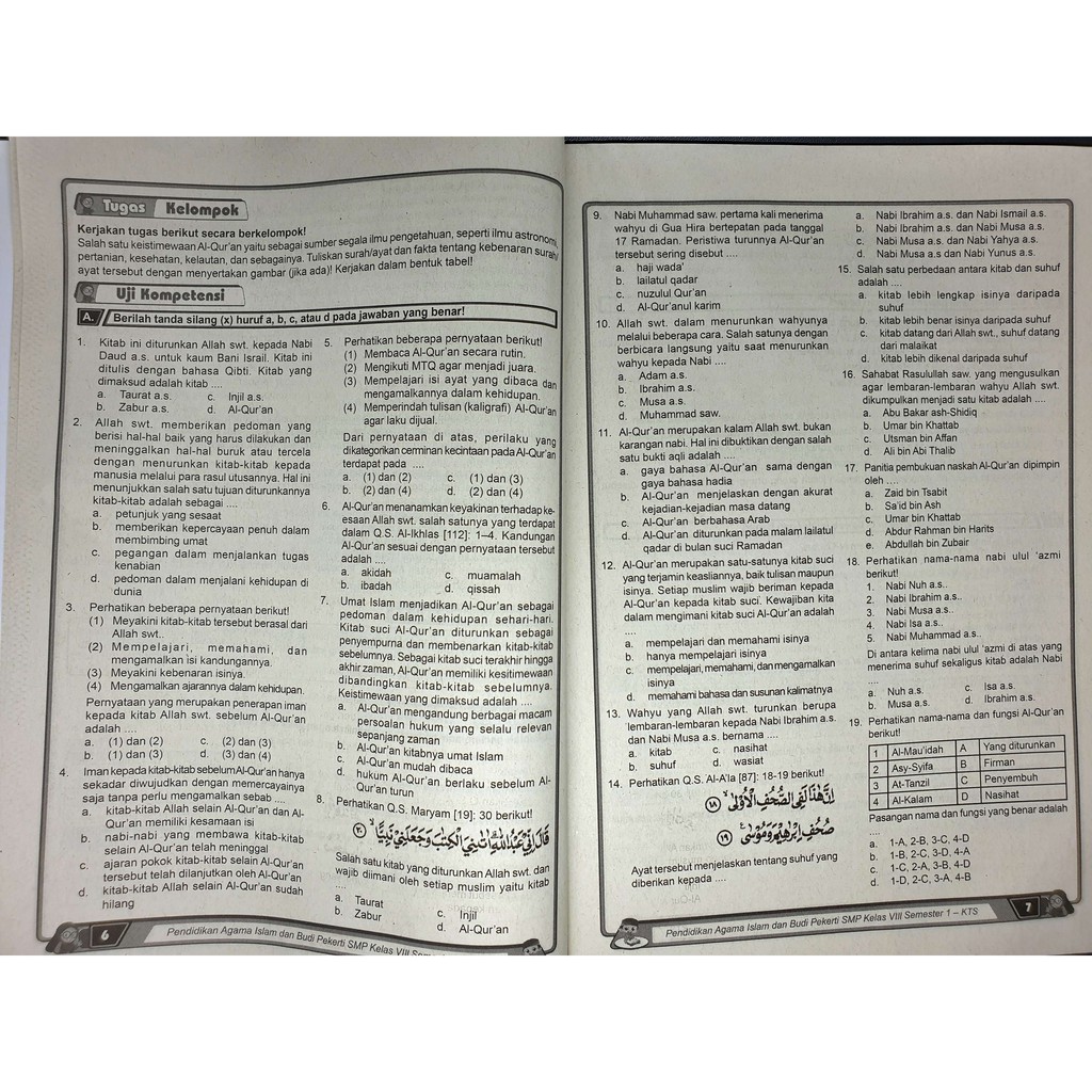 Lks Pai Smp Mts Kelas Viii 8 Semester 1 2021 2022 Mm Shopee Indonesia