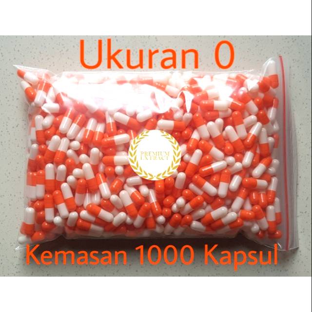 Kapsul Kosong 0 Putih Oren Cangkang Kapsul 0 Oren Putih Kapsul 0 Putih Jinga