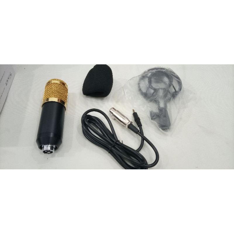 Microphone Condenser Studio with Shock Proof Mount BM800, Mic Mikrofon Kondenser BM-800 BM 800 8000