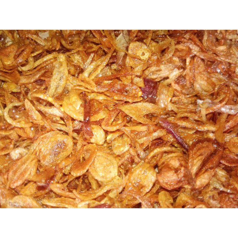 

bawang goreng brebes asli tanpa campuran tepung/lainya