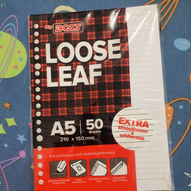 

Loose leaf bergaris A5 50