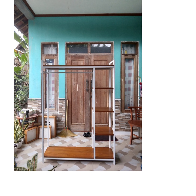 Rak Baju Kayu , Rak Baju Besi , Gantungan Baju , Rak Baju , Display Baju