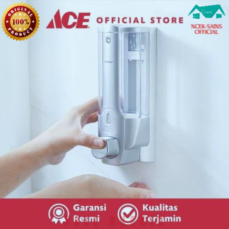 Krisbow dispenser sabun air wadah sabun 380ml - silver