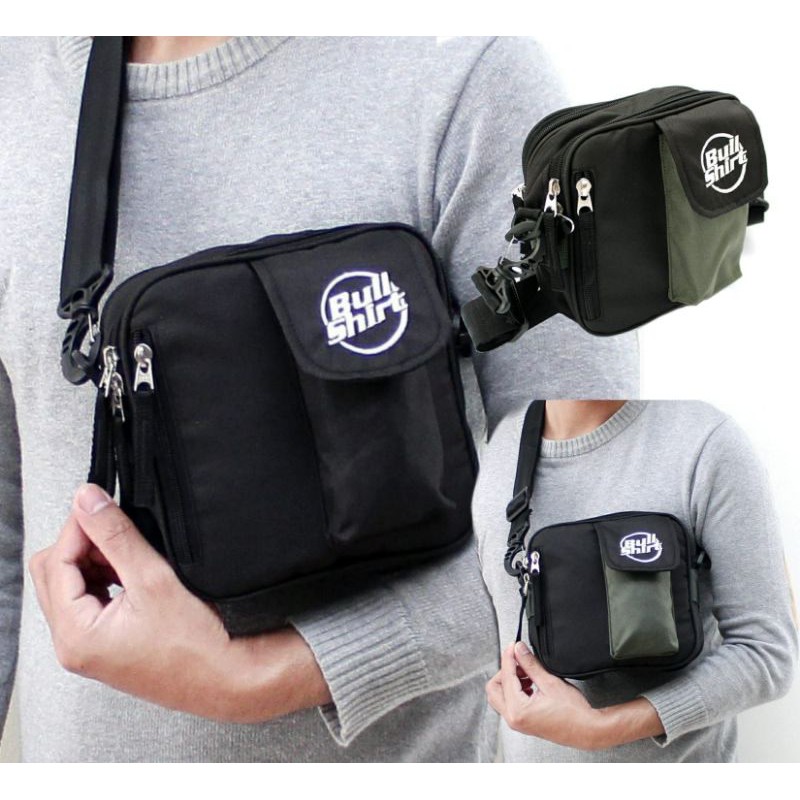 Waistbag Tas Selempang Simple Kecil Tas Distro Original Lokal Brand Bullshirt