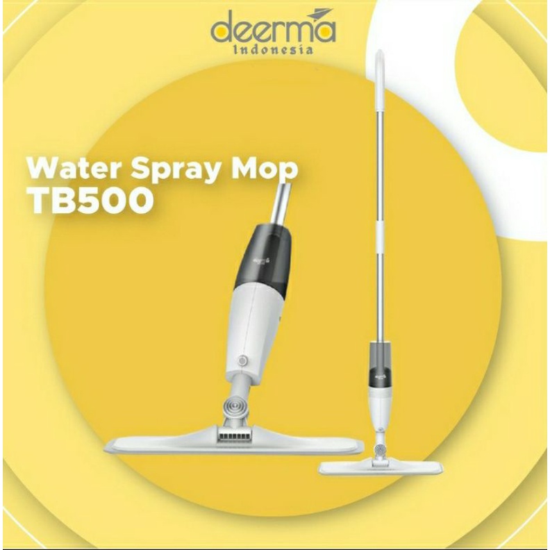 Deerma Water Spray Mop TB500  Light Weight 360 Rotating Rod Clean Tool  for smart