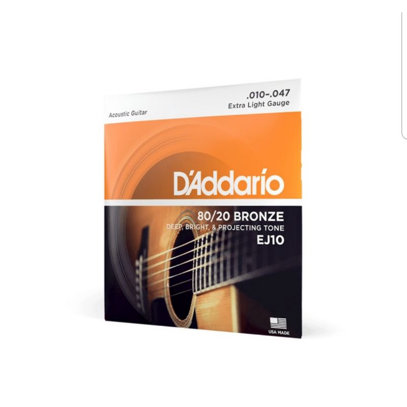 Senar Gitar Daddario  EJ10 Original