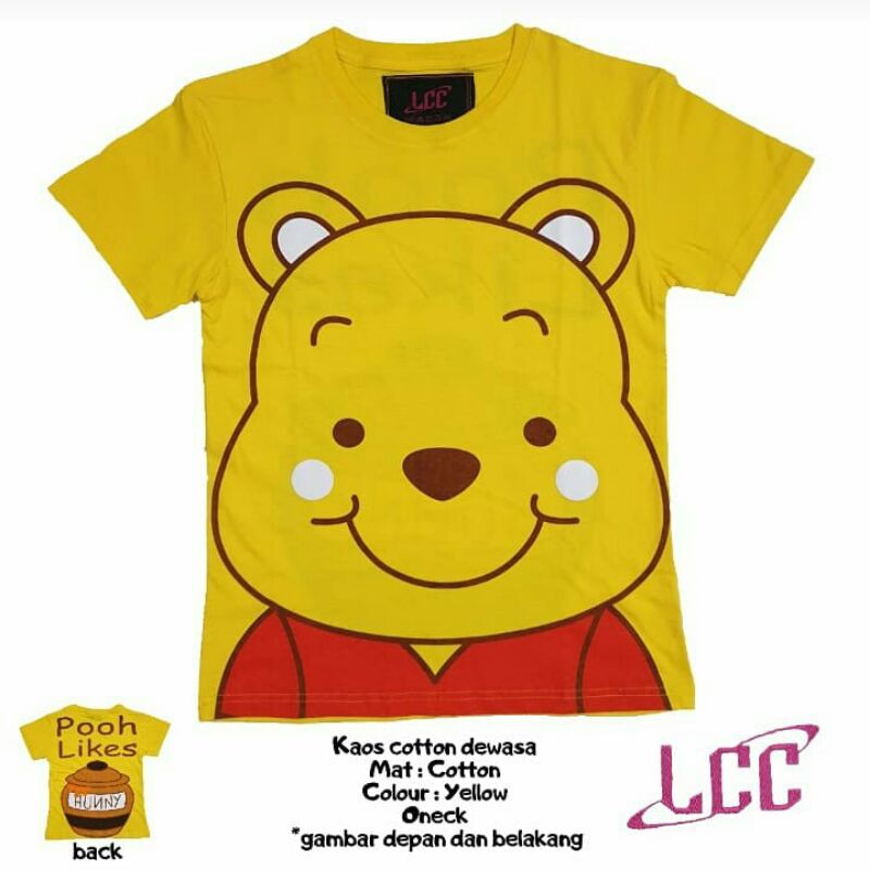 Kaos Wanita Pooh likes funny /Dewasa