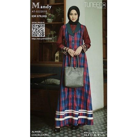 Almari Tuneeca AT-0222010 Arcadia Diskon Sale Promo Gamis Long Dress