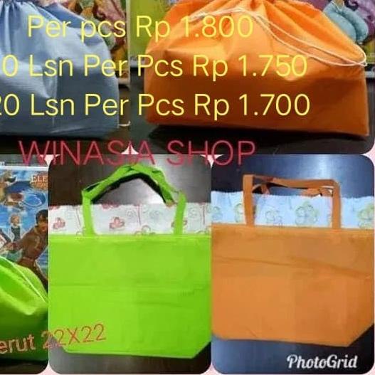 

✼ Goodie bag serut 22 x 22[Harga Lusinan-Per 12pcs] ☝