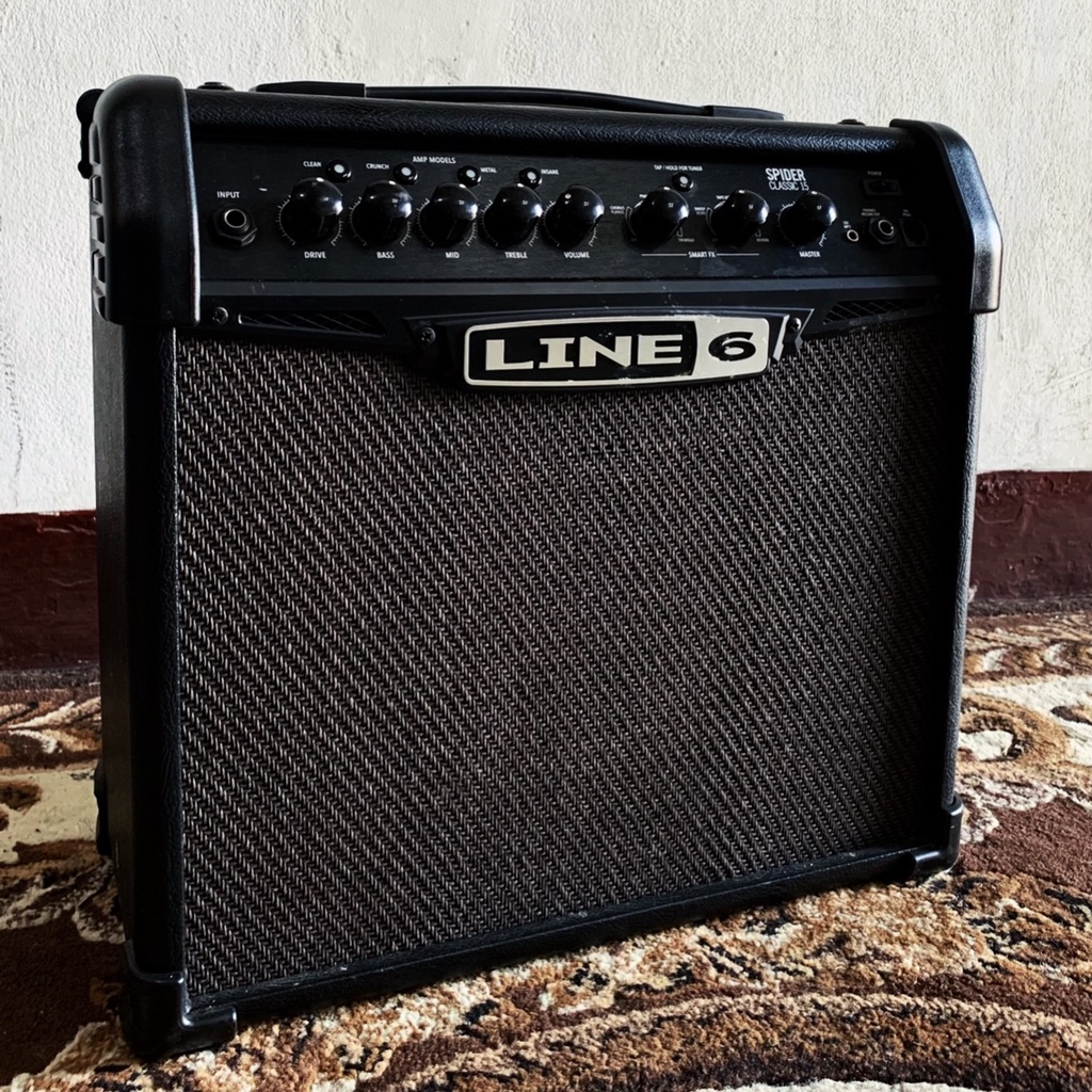 BILLY MUSIK - Ampli Gitar Line 6 Spider Classic 15 Multi Amp Models & Effects