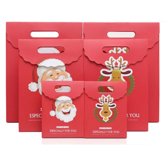 

L KANTONG motif RUDOLF, PAPER BAG PACKING HADIAH NATAL FOR X'MAS GIFT