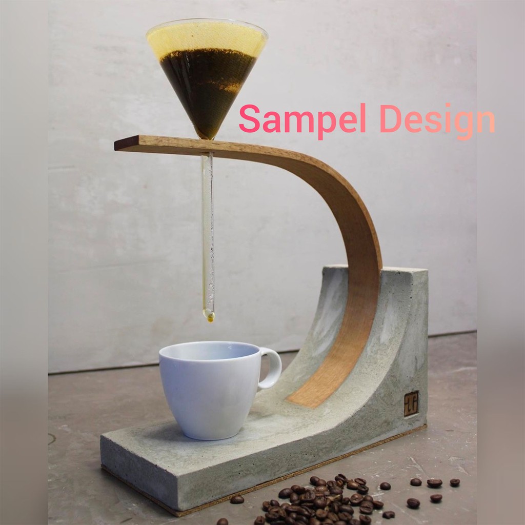Coffee Maker Kayu - Alat Seduh Kopi Perlengkapan Dapur Barista - Peralatan Coffee Shop Cafe