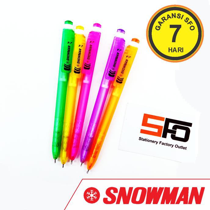 

Favorit] Pen Snowman V7 0.7Mm - Hijau
