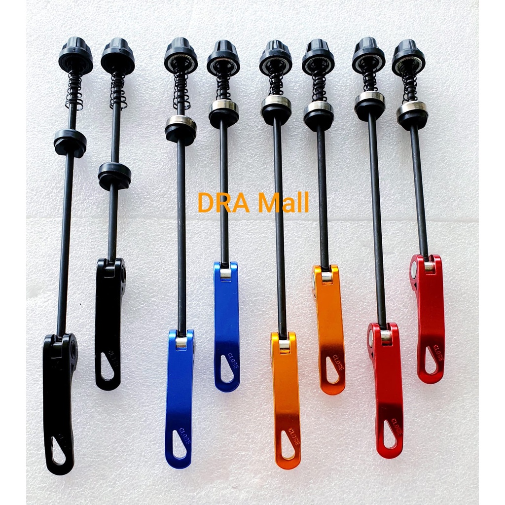 As Roda Sepeda QR Quick Release Hub Free hub As Tekuk  Depan dan Belakang 1 Set