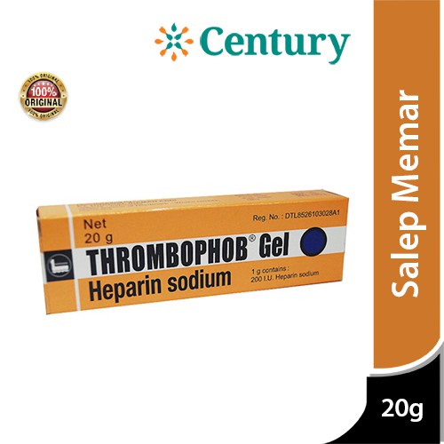Thrombophob Gel 20gr/Memar/trombopop/bengkak/thrombopop/bengkak