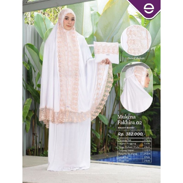[READY] MUKENA ETHICA MUKENA FAKHIRA 01 MUKENA FAKHIRA 02 WHITE