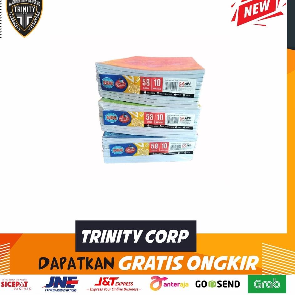 

Terbaik BUKU TULIS SIDU 58 LEMBAR 1 PACK ISI 10 BUKU !