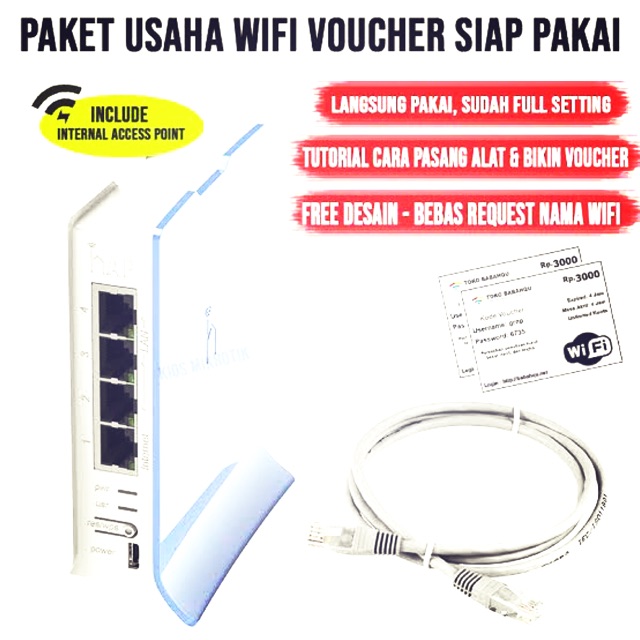 Mikrotik rb941 hap lite full seting hotspot voucer, untuk pemula pengusaha wifi rumahan dan cafe