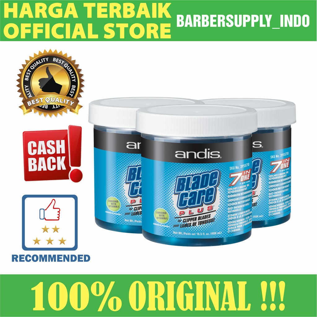 ANDIS BLADE CARE PLUS ORI / PEMBERSIH BLADE CLIPPER / MINYAK CLIPPER