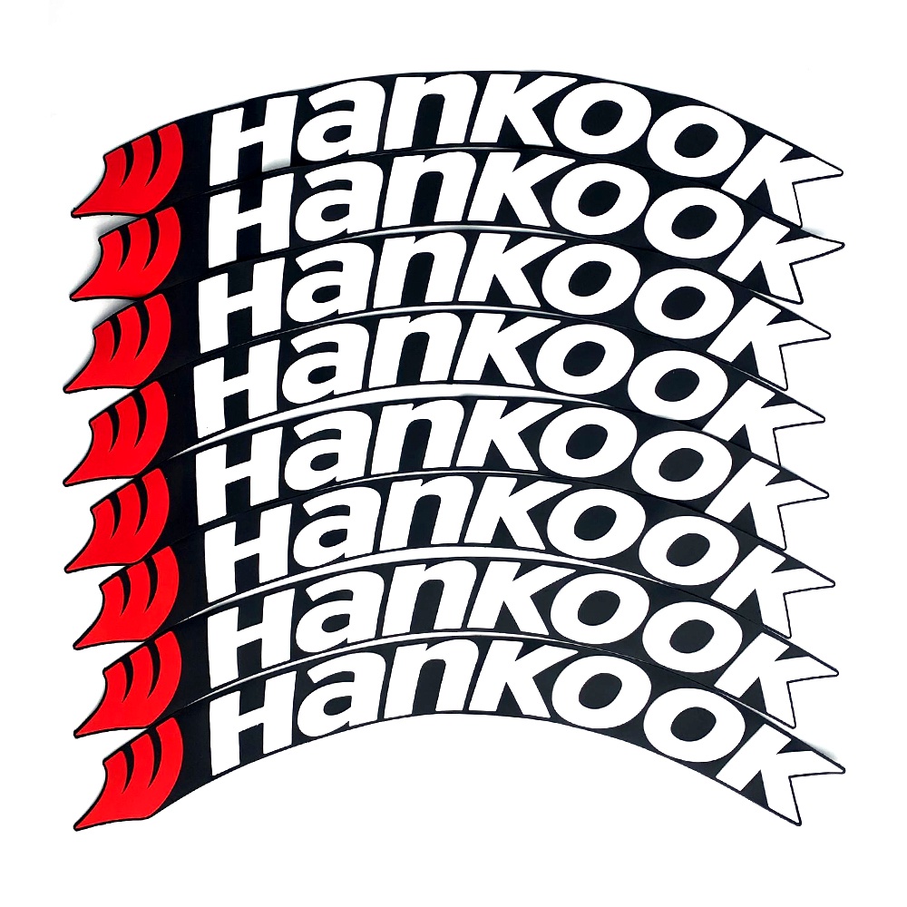 Hankook Stiker Ban Mobil Motif Tulisan Mitsubishi TOYOTA BENZ BMW 3D Bahan Karet Anti Air