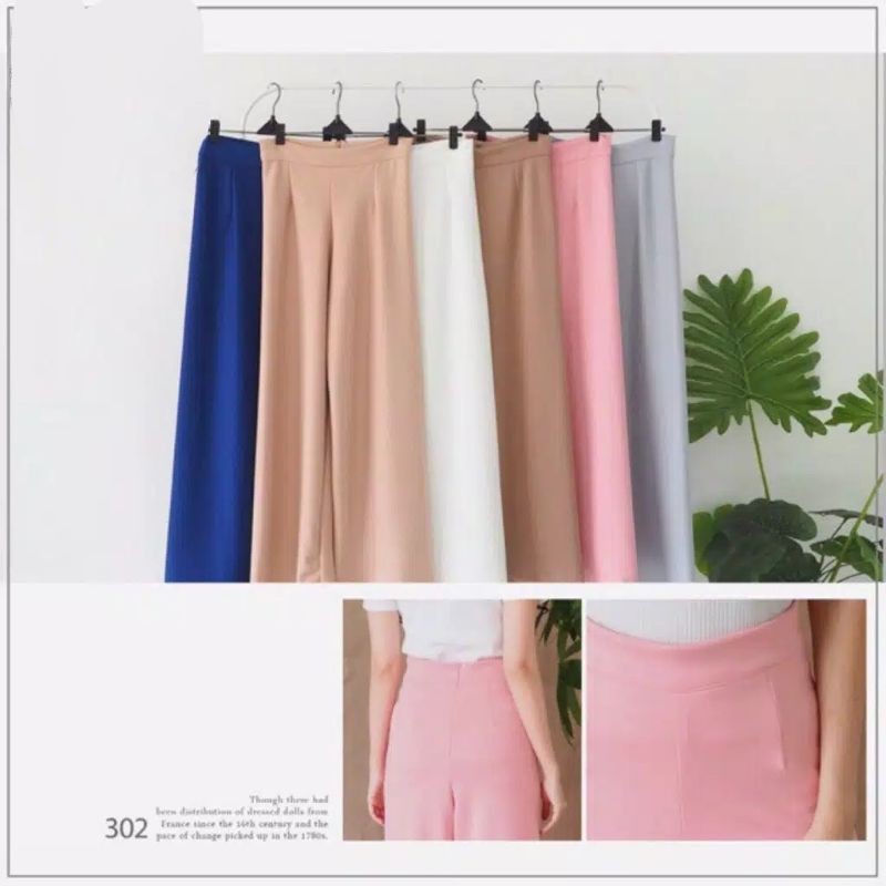 Kulot scuba Highwaist | Celana Scuba HQ | celana kulot scuba