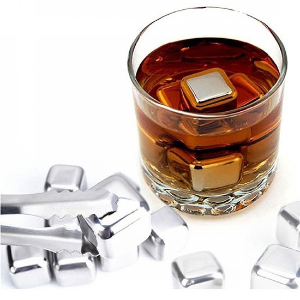 [FOOD GRADE] Es Batu Reusable Stainless Steel Ice Cube Pakai Ulang