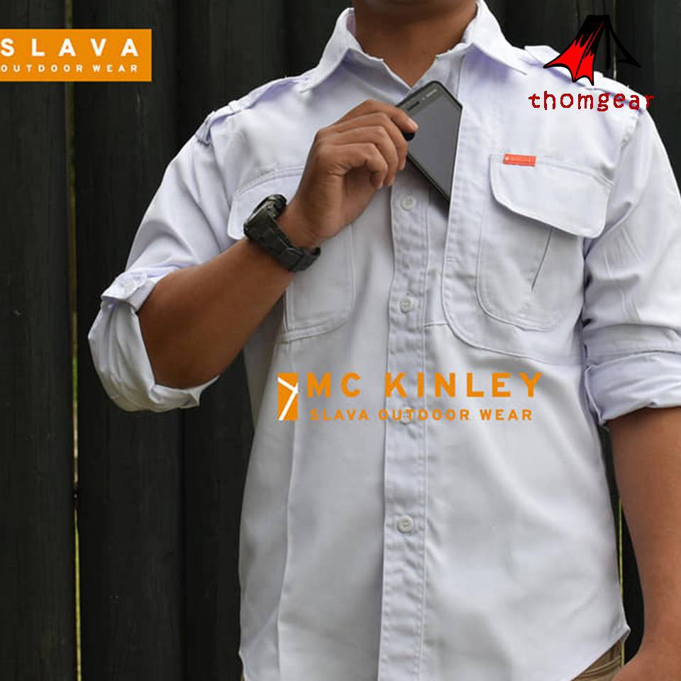 Thomgear Slava Mc Kinley Pdl Bahan American Drill Kemeja Tactical Pakaian Dinas Lapangan Thomgear