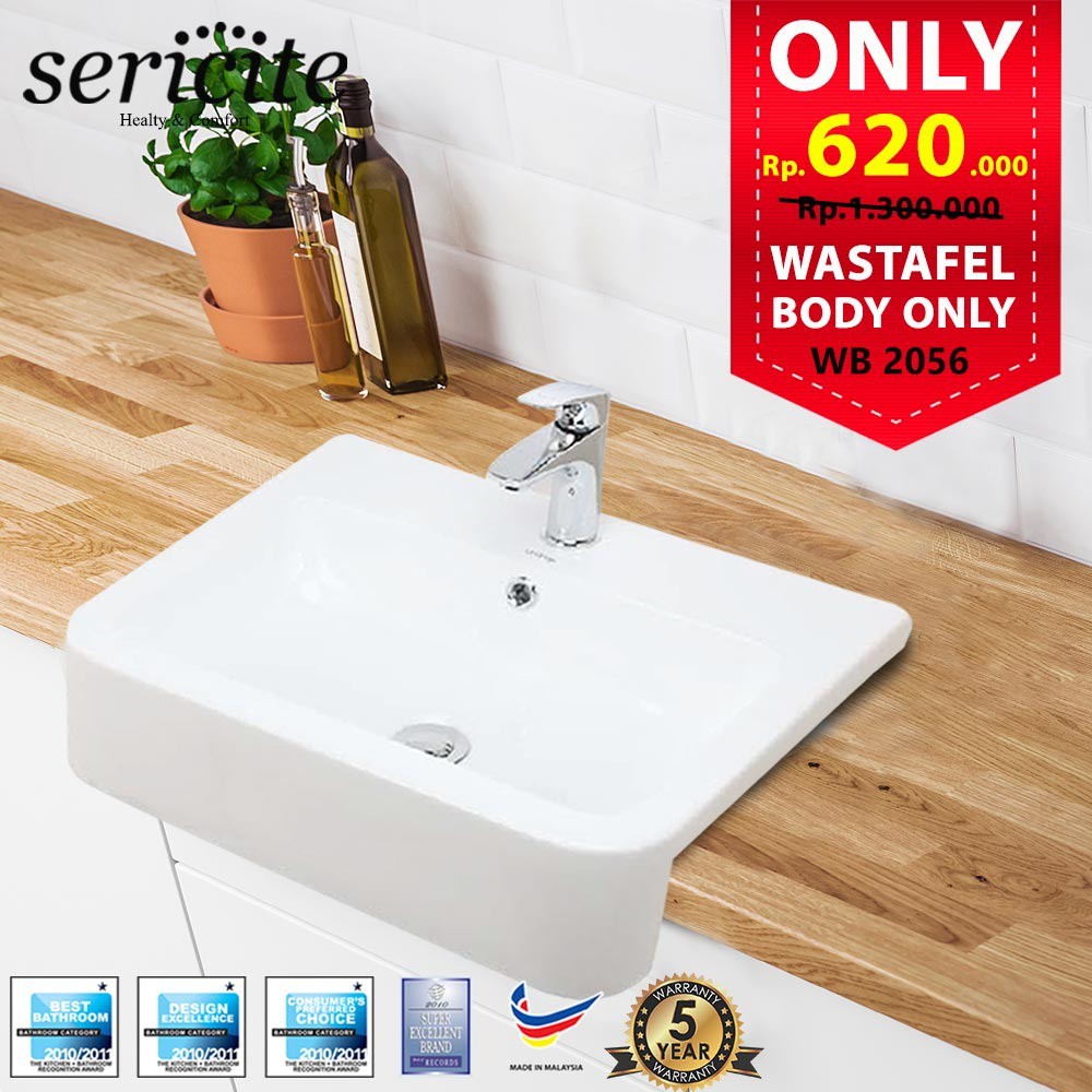 Inno Wastafel Keramik Cuci Tangan Isolobel Basin 2056 Inno Wastafel Keramik Cuci Tangan Isolobel Basin 2056