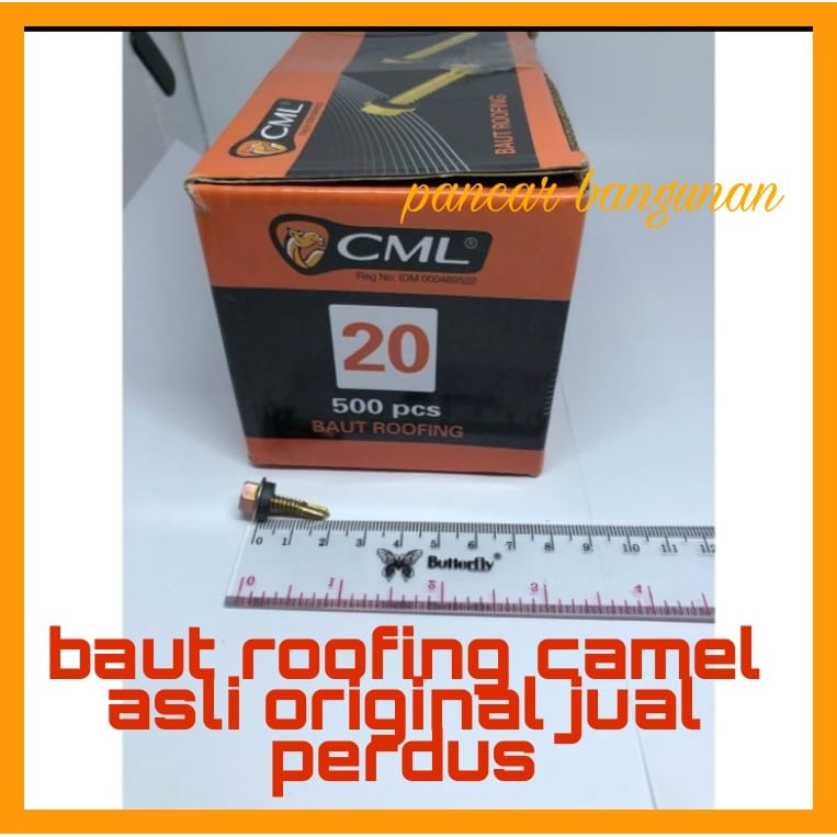 BAUT ROOFING CAMEL 12x20 - BAUT ROOFING CAMEL - SKRUP ROOFING CAMEL 20mm 2cm (500pcs) - BAUT ROOFING
