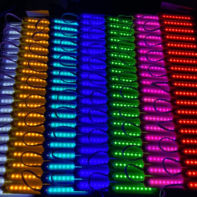 Lampu Kolong Truk Bis 24 Volt 9 titik Led Modul cob