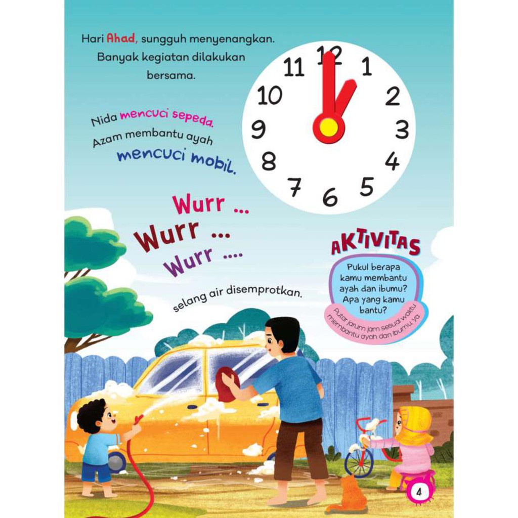 Buku Anak Islami - Yuk, Mengenal Waktu-2