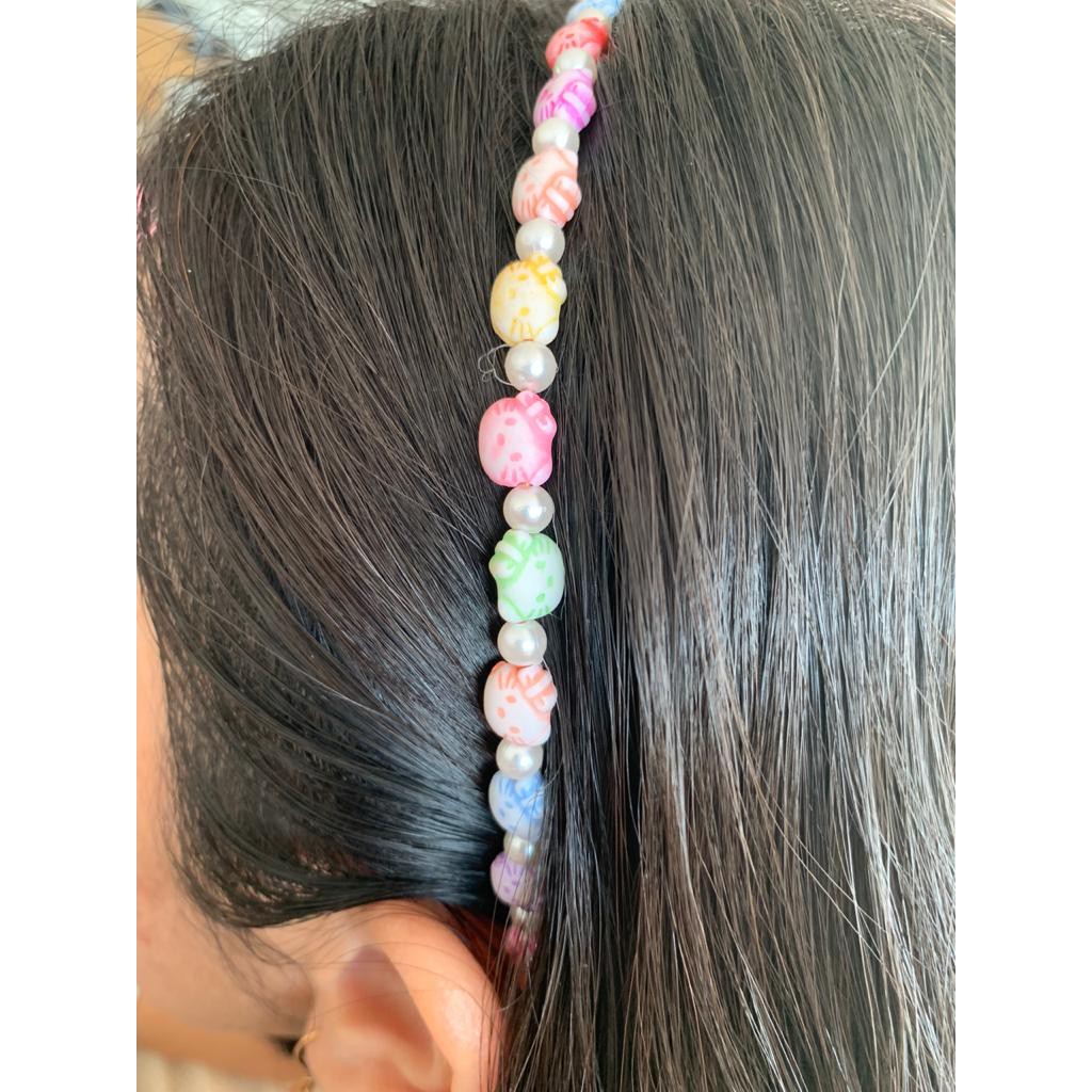 Senada Victory Bando Motif Hello Kitty Aksesoris Wanita Dan Anak SVB0036
