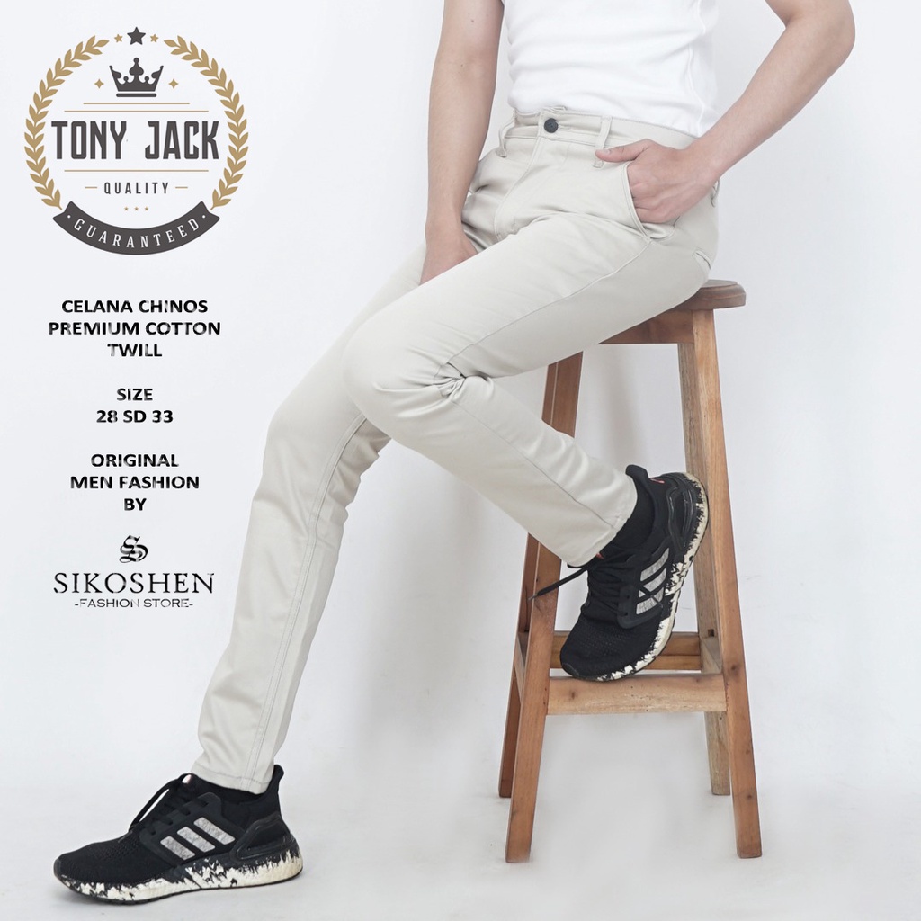 Celana Chino Panjang Pria Slimfit Original Tony Jack Celana Chinos Pensil