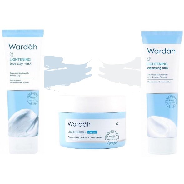 KINDSTORE❤ | PER PCS | NEW WARDAH LIGHTENING GEL SERIES | PAKET PERAWATAN WAJAH WARDAH