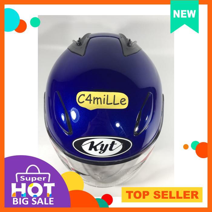 HELM KYT DJ MARU DEEP BLUE / BIRU