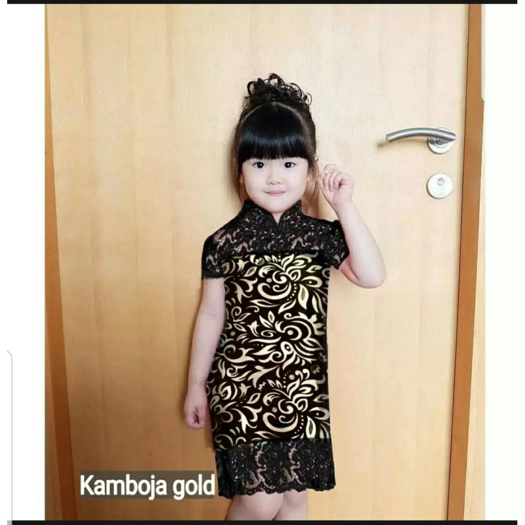 FWG - DRESS CLAIRE KIDS / DRESS BATIK / BAJU ANAK PEREMPUAN / MINI DRESS / BAJU ANAK 2-4 TAHUN