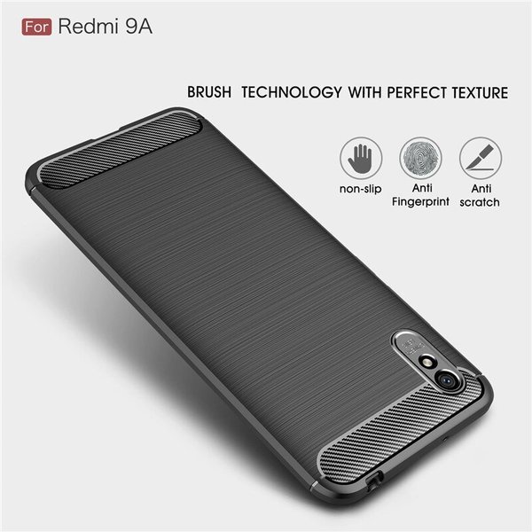 CASE SLIM FIT CARBON IPAKY XIAOMI REDMI 9A SOFTCASE - FA