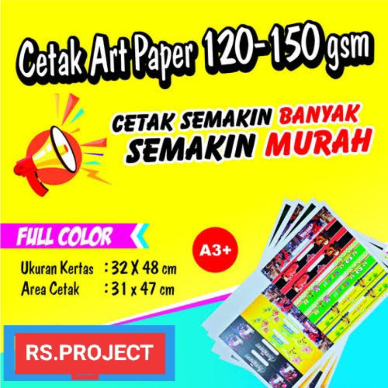 

JASA CETAK ART PAPER A3+ |CETAK ART PAPER BEBAS GAMBAR SIAP CETAK | CETAK ART PAPER FULL WARNA