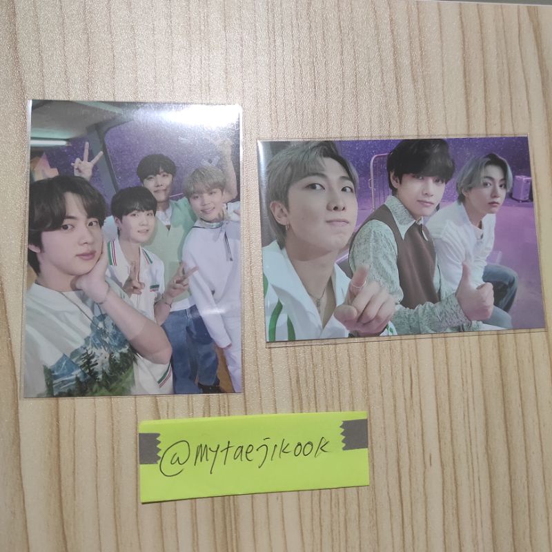 ready bts mini bag photocard sub unit subunit jungkook taehyung jk v rm jin suga jimin jhope pc