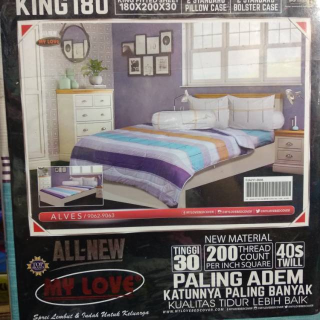 Sprei my love 180x200