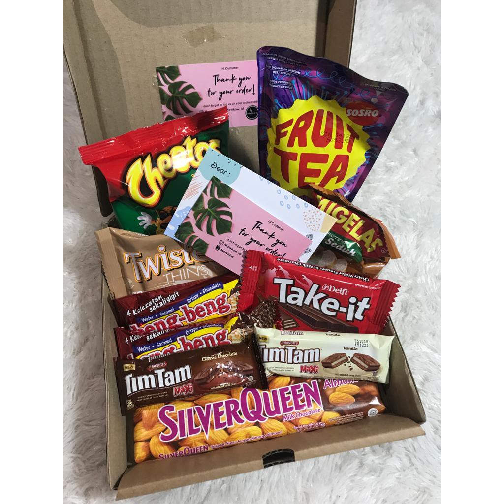 

SNACK BOX MURAH/HAMPERS BOX/SNACK BOX HEMAT/GIFT ULTAH/GIFTBOX/GIFT GRADUATION