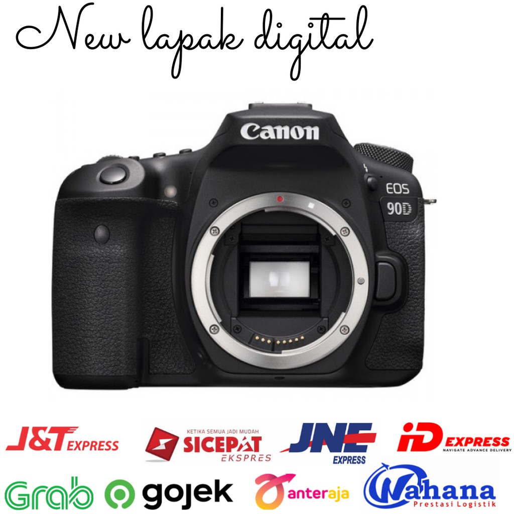 CANON EOS 90D BODY ONLY - Kamera SLR - Garansi Resmi