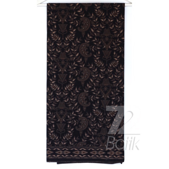 KAIN BATIK PREMIUM Bahan Katun Warna Hitam Item Black 721694 Cap 72 Jarik Jarit Samping Kebat Panjang Batik Katun Modern Premium Bahan Seragam Batik Pernikahan Kantor Keluarga Murah Kamen Jadi Batik Bali Lembaran