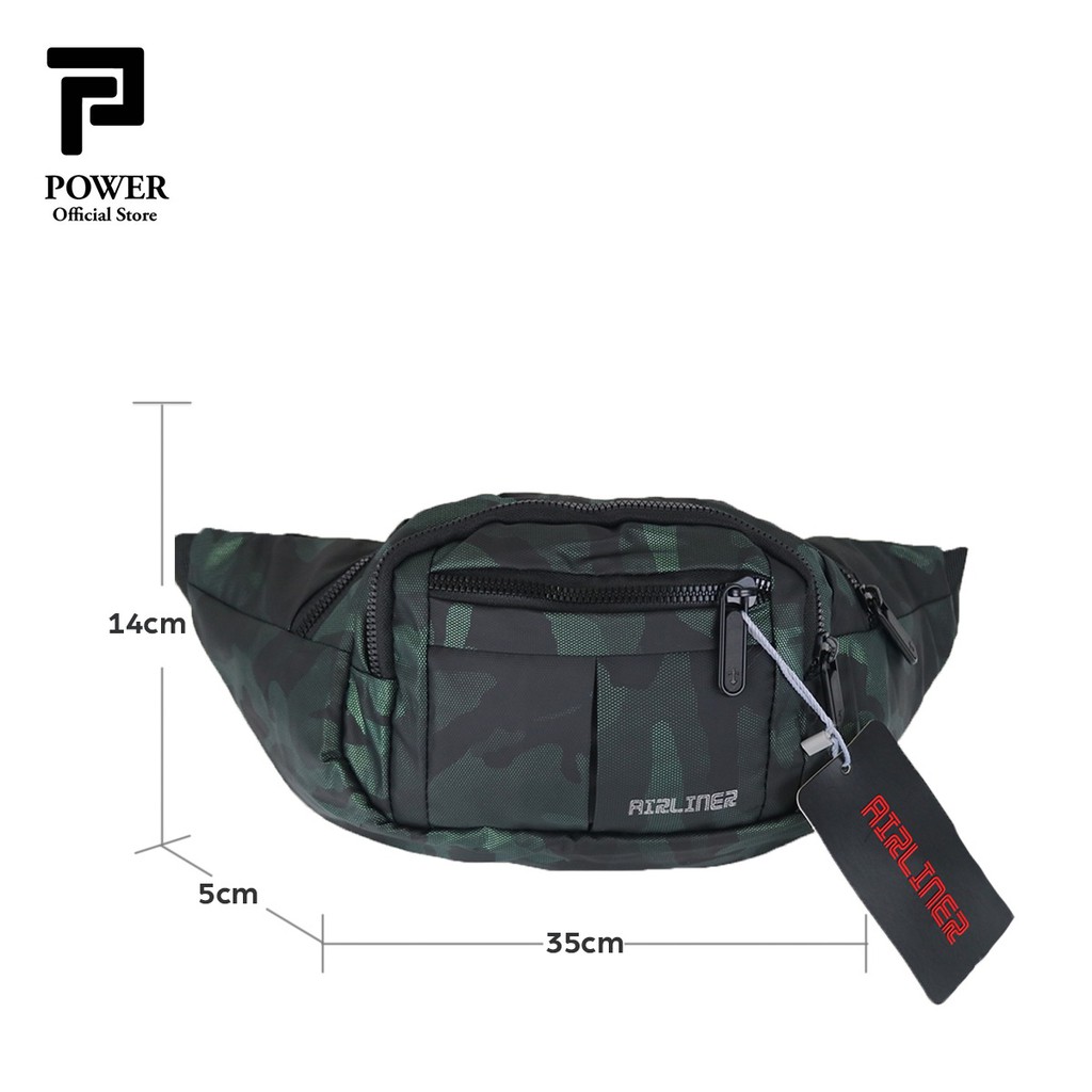 Airliner Tas Pinggang Pria Waist bag Army Sling bag Import Tas Dada Pria Import Good Quality