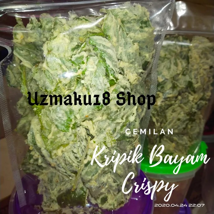 

Bayam Crispy || Peyek Bayam Renyah Gurih Kemasan Plastik