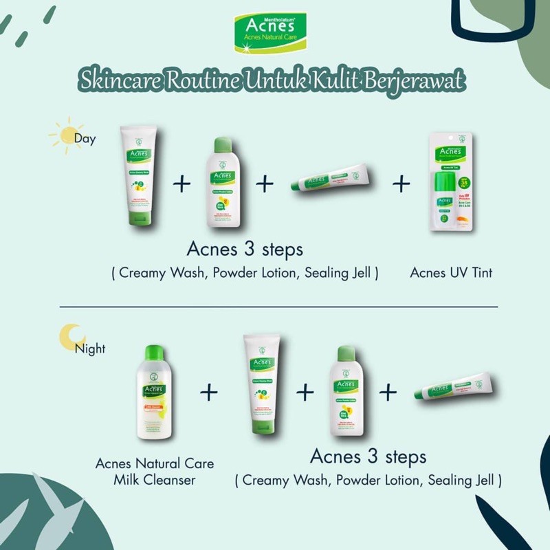 Acnes Series 5pcs Set - Paket Acnes Skincare